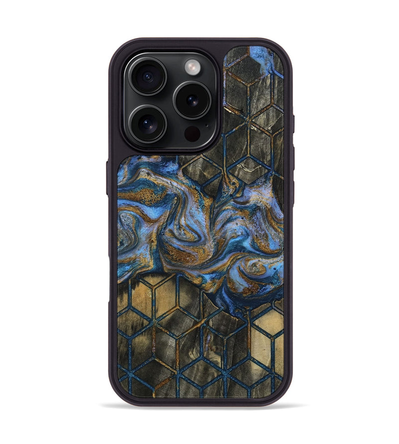iPhone 16 Pro Wood Phone Case - Johan (Pattern, 809067)
