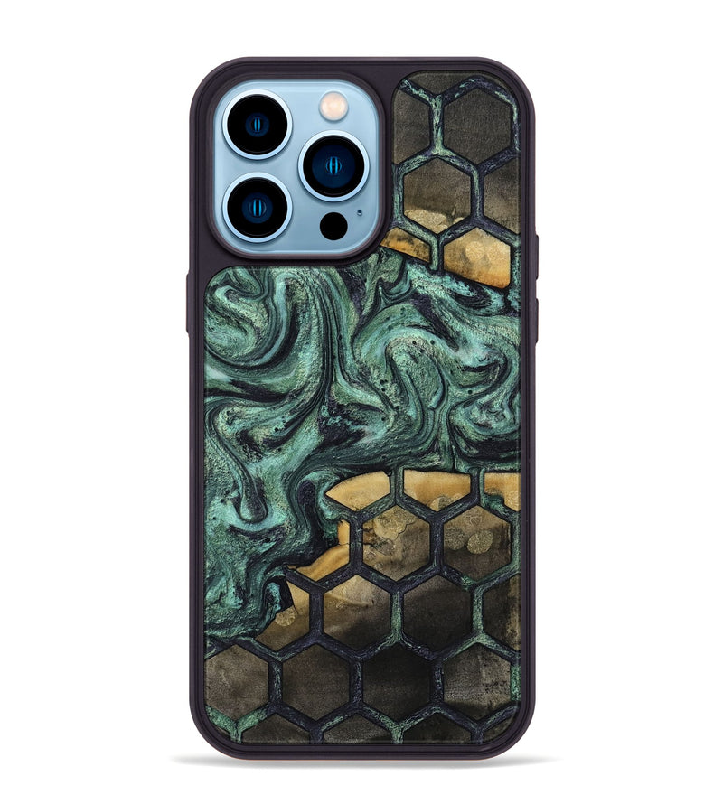 iPhone 14 Pro Max Wood Phone Case - Dorian (Pattern, 809068)