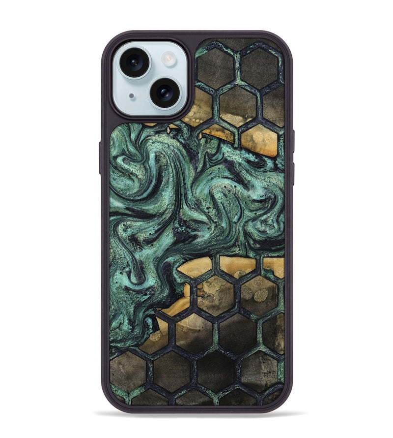 iPhone 15 Plus Wood Phone Case - Dorian (Pattern, 809068)