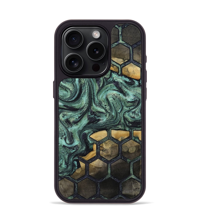 iPhone 15 Pro Wood Phone Case - Dorian (Pattern, 809068)