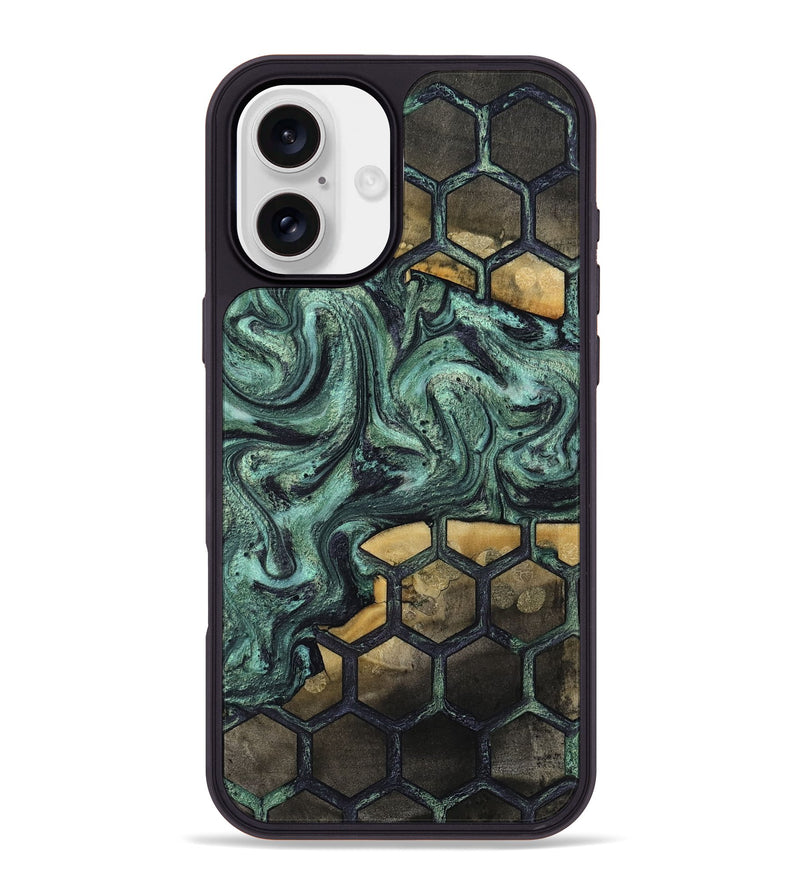iPhone 16 Plus Wood Phone Case - Dorian (Pattern, 809068)
