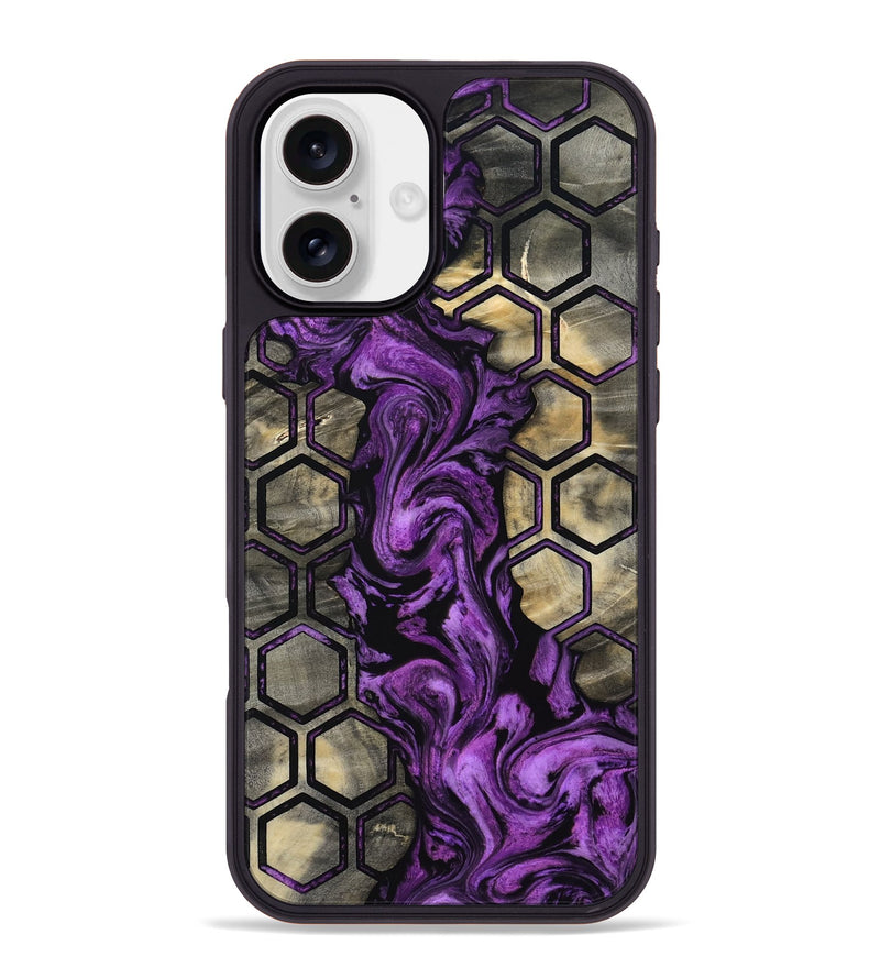 iPhone 16 Plus Wood Phone Case - Paloma (Pattern, 809069)