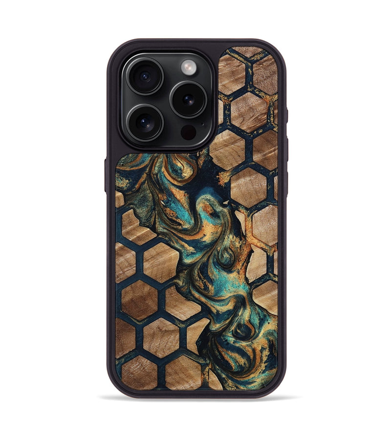 iPhone 15 Pro Wood Phone Case - Darien (Pattern, 809071)