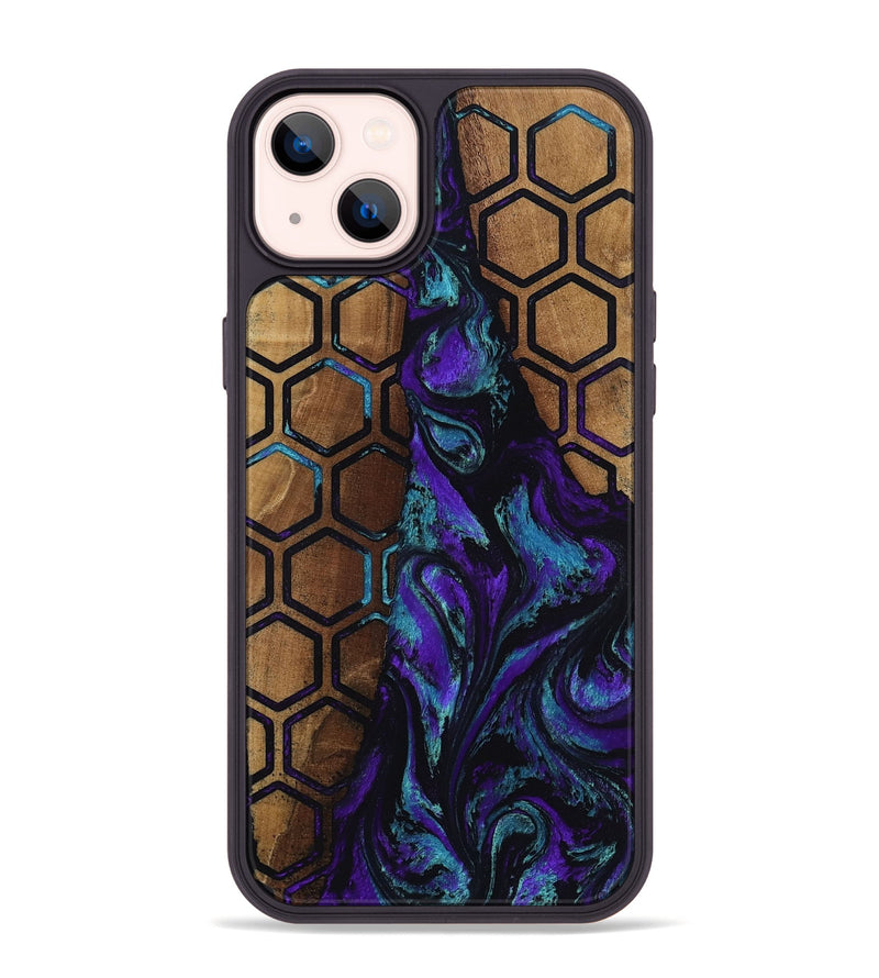 iPhone 14 Plus Wood Phone Case - Johnson (Pattern, 809073)
