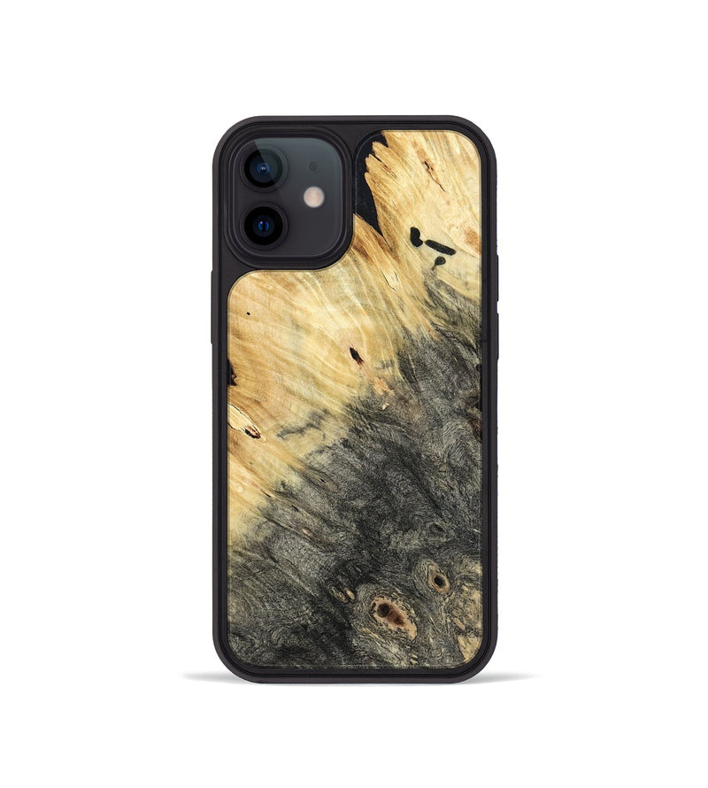 iPhone 12 mini Wood Phone Case - Dequan (Wood Burl, 809080)