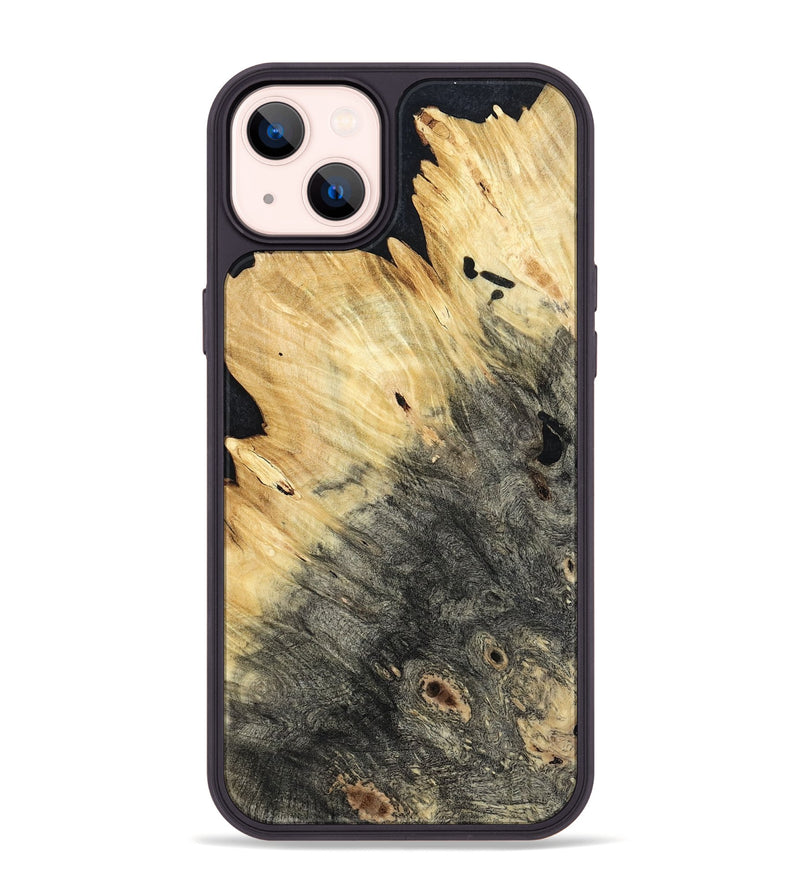 iPhone 14 Plus Wood Phone Case - Dequan (Wood Burl, 809080)