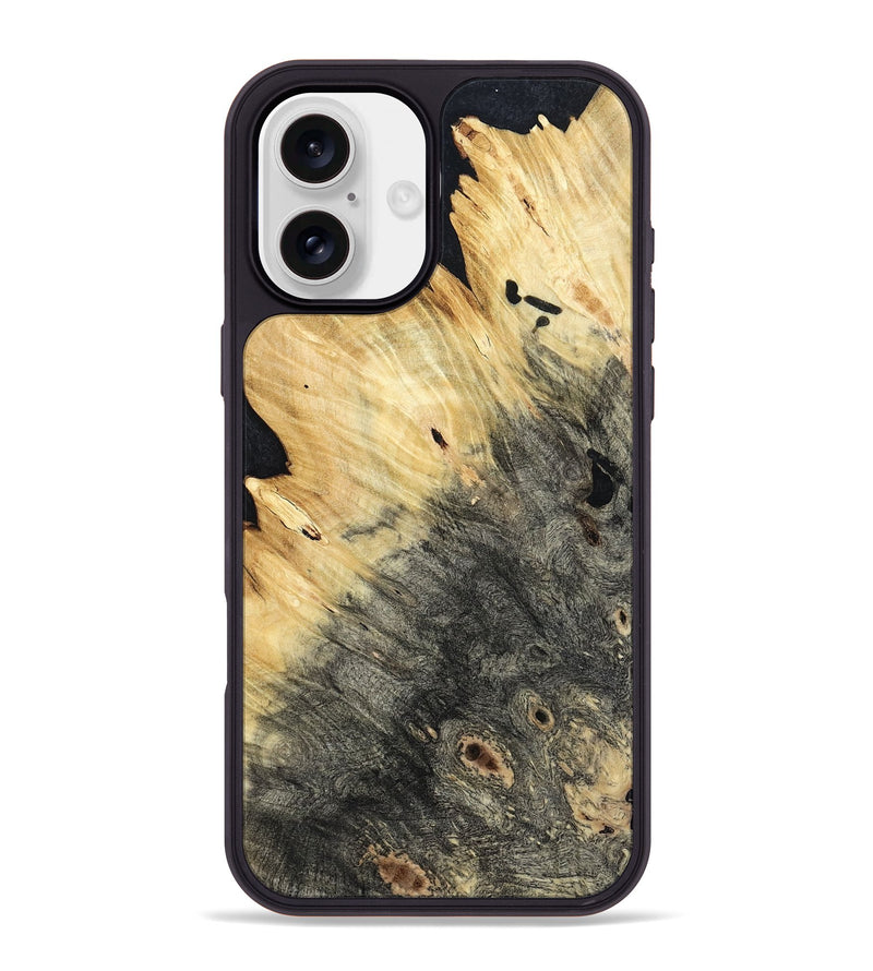 iPhone 16 Plus Wood Phone Case - Dequan (Wood Burl, 809080)