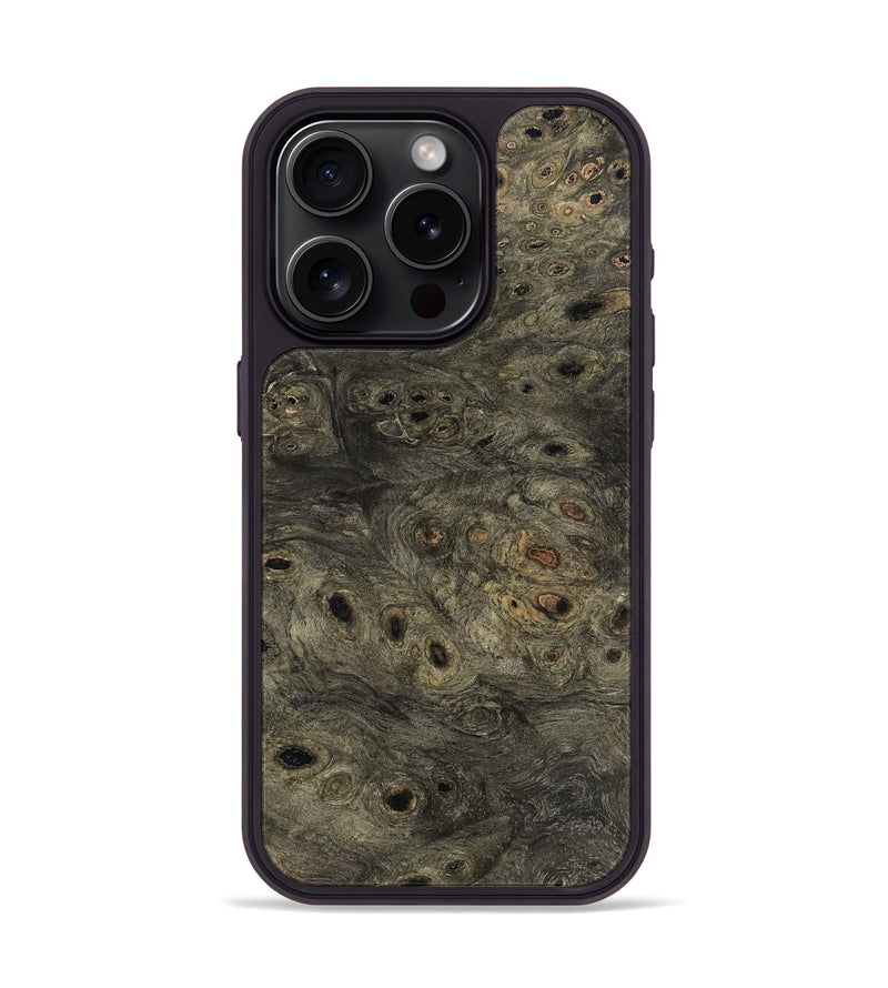iPhone 15 Pro Wood Phone Case - Deirdre (Wood Burl, 809081)
