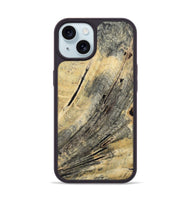 iPhone 15 Wood Phone Case - Isabel (Wood Burl, 809082)