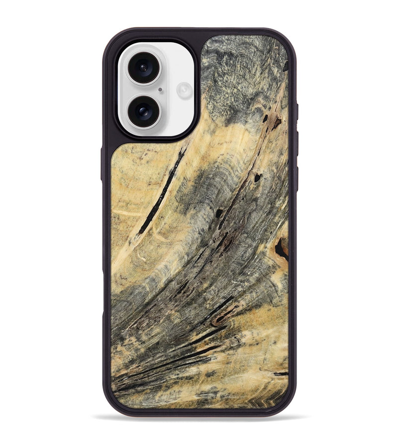 iPhone 16 Plus Wood Phone Case - Isabel (Wood Burl, 809082)