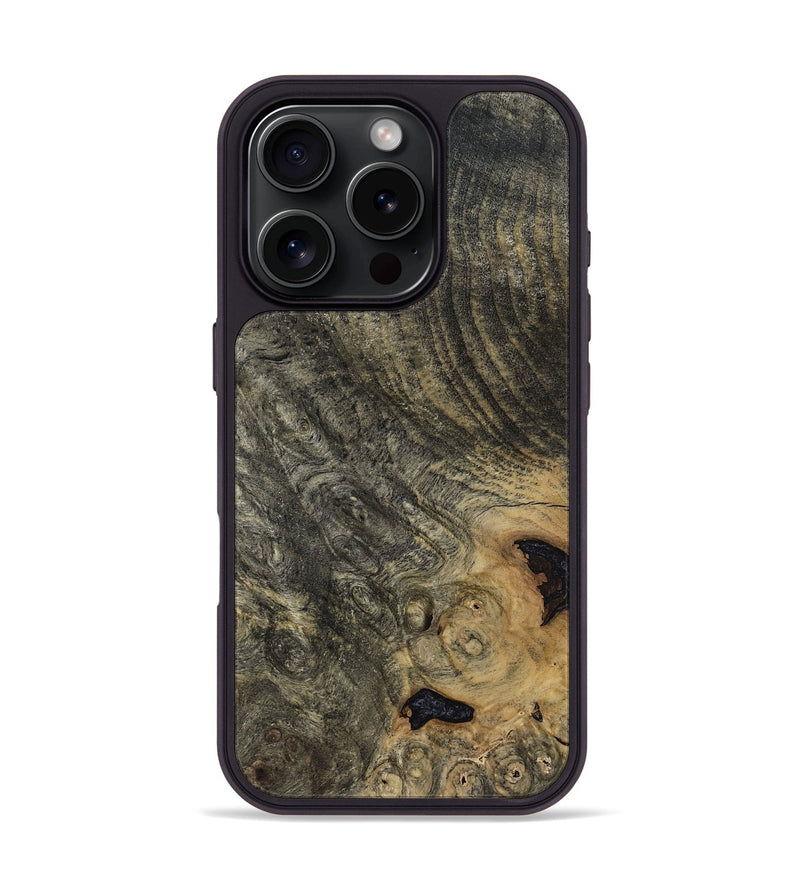 iPhone 16 Pro Wood Phone Case - Jadon (Wood Burl, 809083)