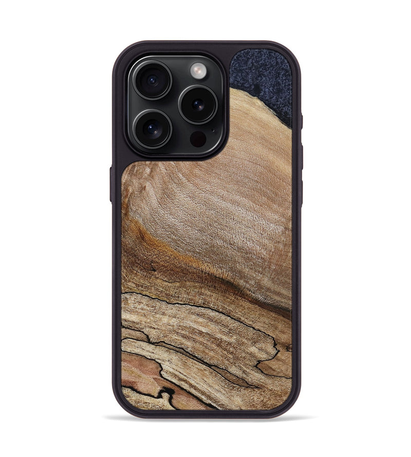 iPhone 15 Pro Wood Phone Case - Montana (Wood Burl, 809084)