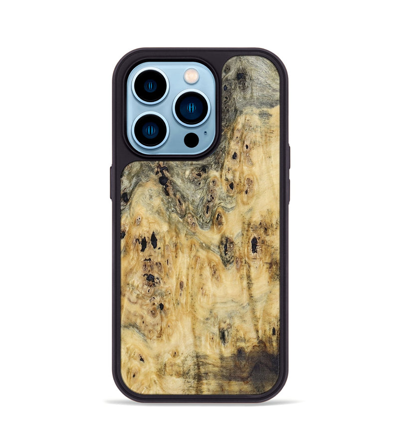 iPhone 14 Pro Wood Phone Case - Curt (Wood Burl, 809085)