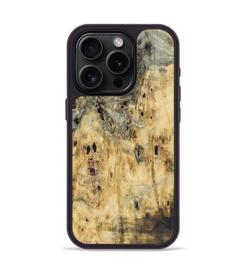 iPhone 15 Pro Wood Phone Case - Curt (Wood Burl, 809085)