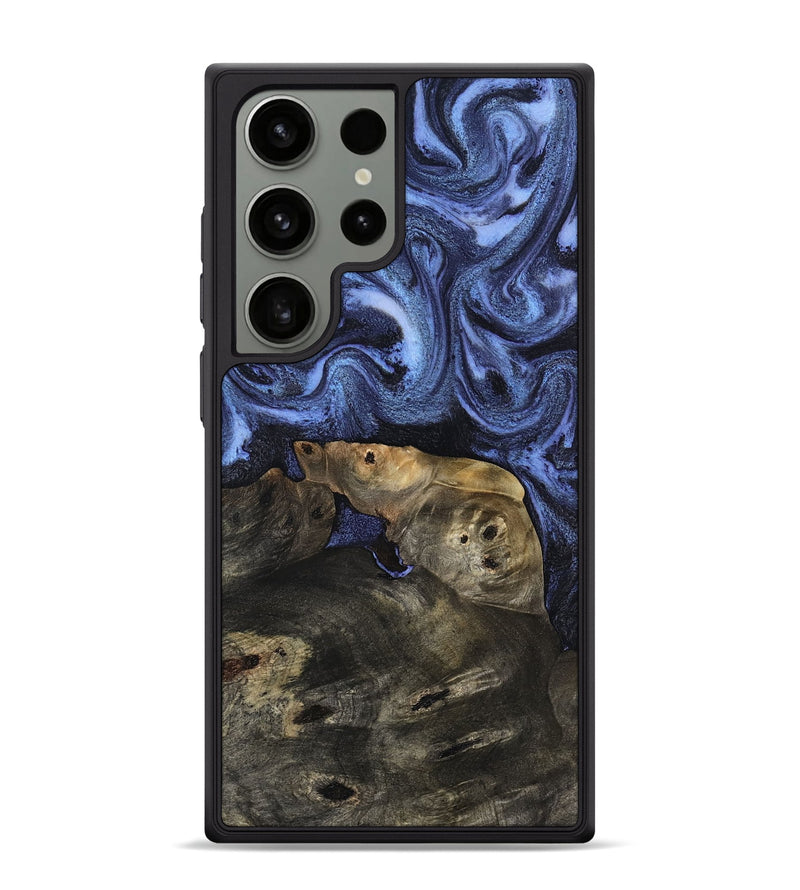 Galaxy S24 Ultra Wood Phone Case - Oma (Blue, 809090)