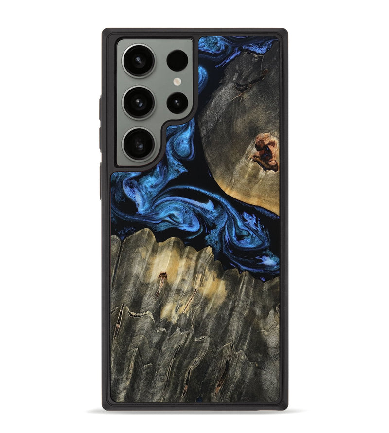 Galaxy S23 Ultra Wood Phone Case - Theron (Blue, 809092)