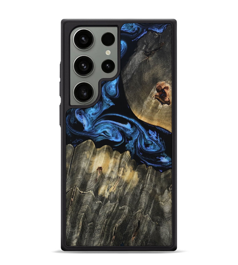 Galaxy S24 Ultra Wood Phone Case - Theron (Blue, 809092)