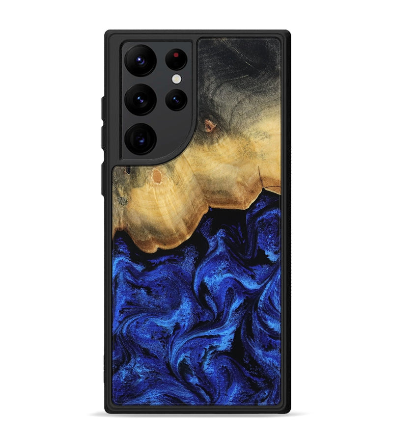 Galaxy S22 Ultra Wood Phone Case - Alyce (Blue, 809093)