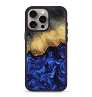 iPhone 16 Pro Max Wood Phone Case - Alyce (Blue, 809093)