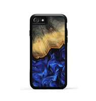 iPhone SE Wood Phone Case - Alyce (Blue, 809093)