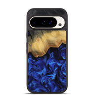 Pixel 9 Pro Wood Phone Case - Alyce (Blue, 809093)