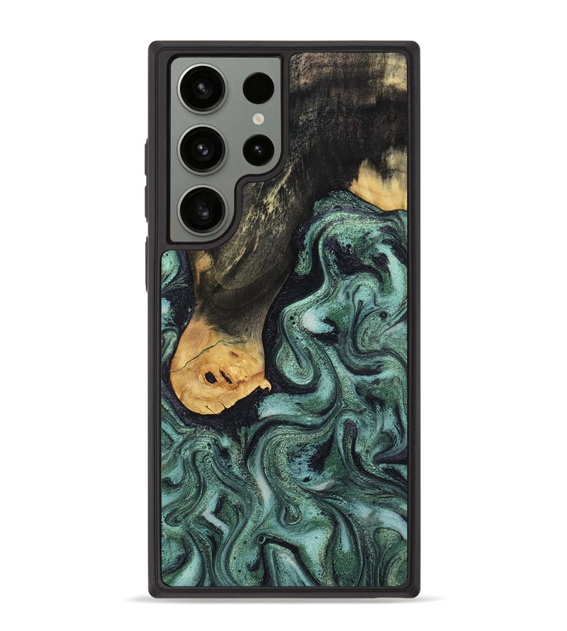 Galaxy S23 Ultra Wood Phone Case - Ada (Green, 809095)