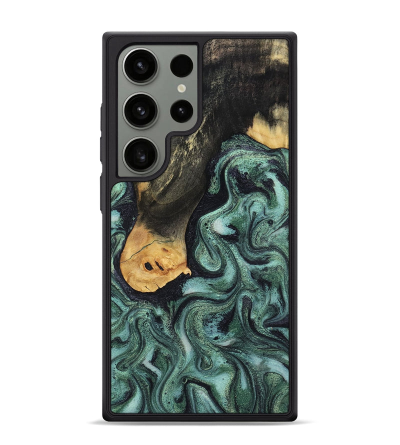 Galaxy S24 Ultra Wood Phone Case - Ada (Green, 809095)