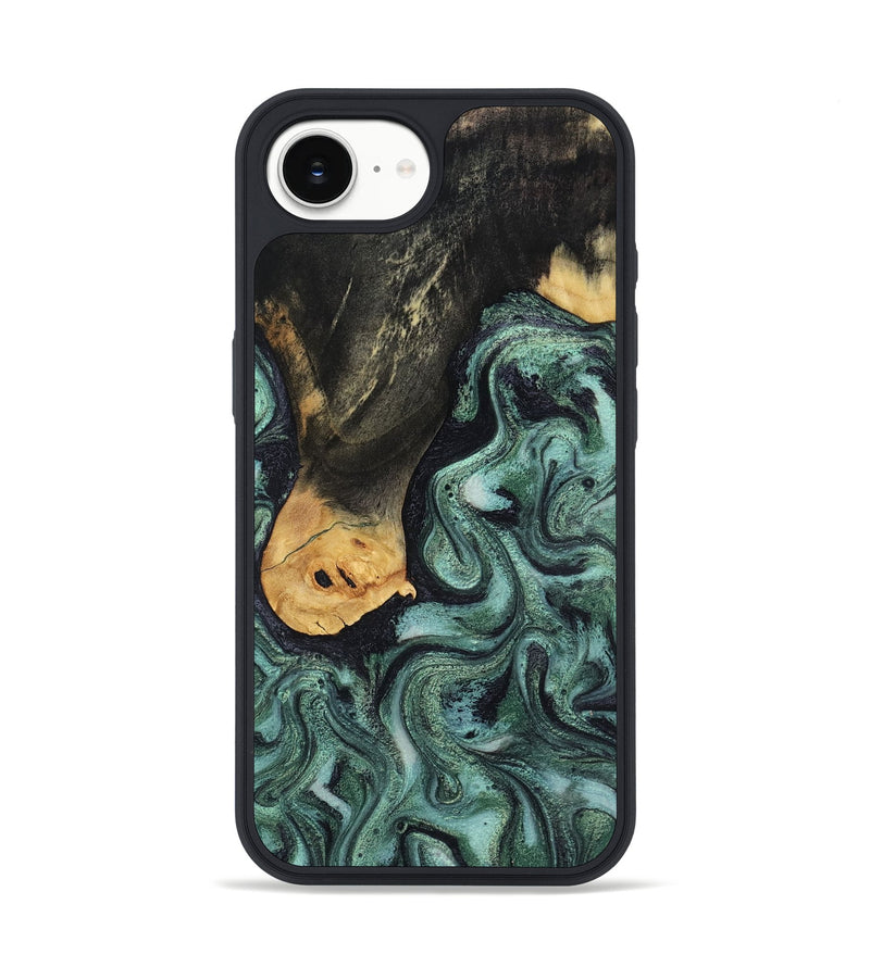 iPhone 16e Wood Phone Case - Ada (Green, 809095)