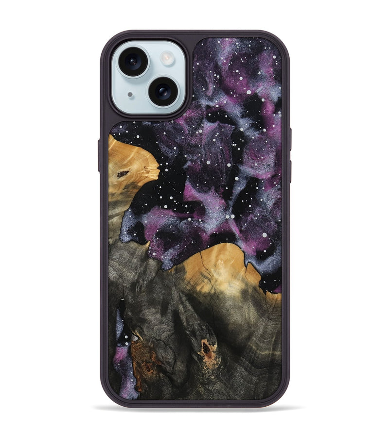 iPhone 15 Plus Wood Phone Case - Shaina (Cosmos, 809098)