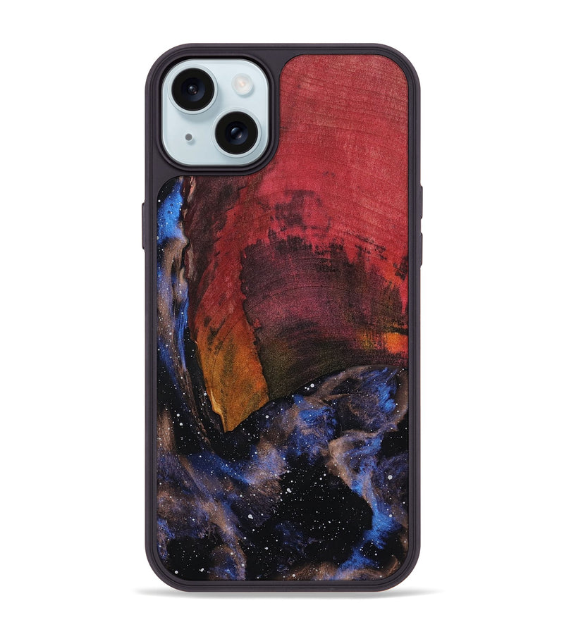 iPhone 15 Plus Wood Phone Case - Yesenia (Cosmos, 809100)