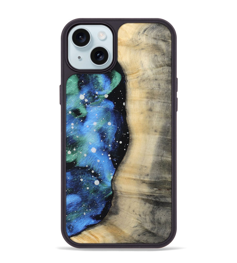 iPhone 15 Plus Wood Phone Case - Melody (Cosmos, 809117)