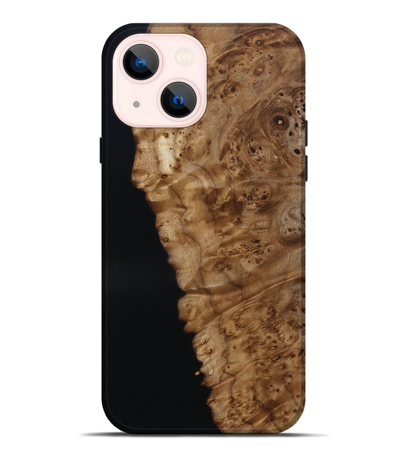 iPhone 14 Plus Wood Live Edge Phone Case - Hollie (Wood Burl, 809121)