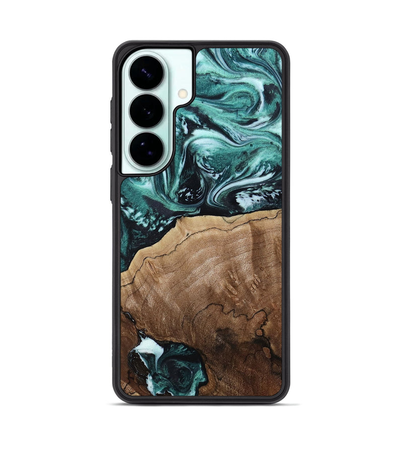 Galaxy S26 Plus Wood Phone Case - Becky (Green, 809123)