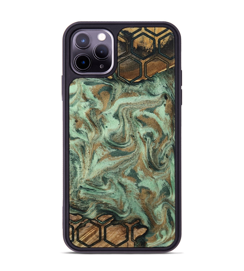iPhone 11 Pro Max Wood Phone Case - Carlene (Pattern, 809134)
