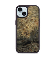 iPhone 15 Wood Phone Case - Alaina (Wood Burl, 809144)