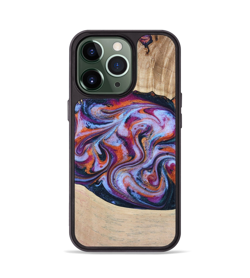 iPhone 13 Pro Wood Phone Case - Wesson (Blue, 809150)