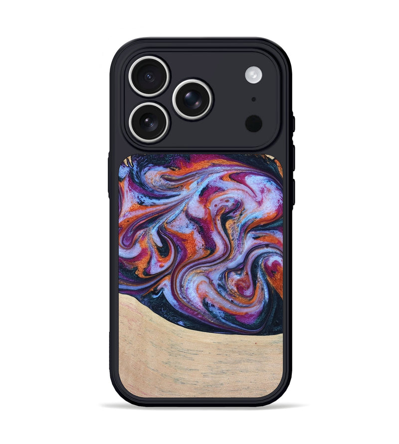 iPhone 17 Pro Wood Phone Case - Wesson (Blue, 809150)