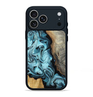 iPhone 17 Pro Max Wood Phone Case - Madilyn (Blue, 809154)