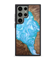 Galaxy S24 Ultra Wood Phone Case - Baylee (Blue, 809155)