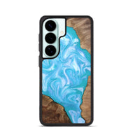 Galaxy S26 Wood Phone Case - Baylee (Blue, 809155)