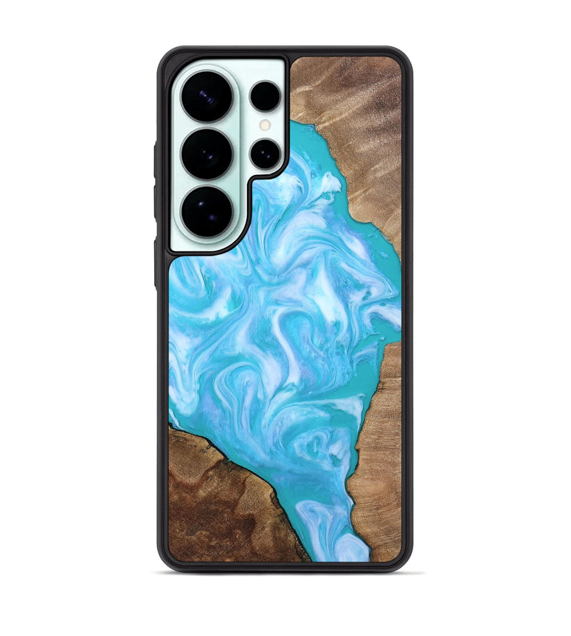 Galaxy S26 Ultra Wood Phone Case - Baylee (Blue, 809155)