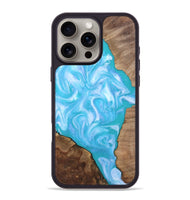 iPhone 16 Pro Max Wood Phone Case - Baylee (Blue, 809155)