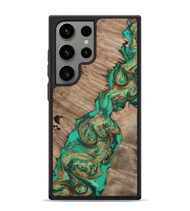 Galaxy S24 Ultra Wood Phone Case - Josue (Green, 809157)