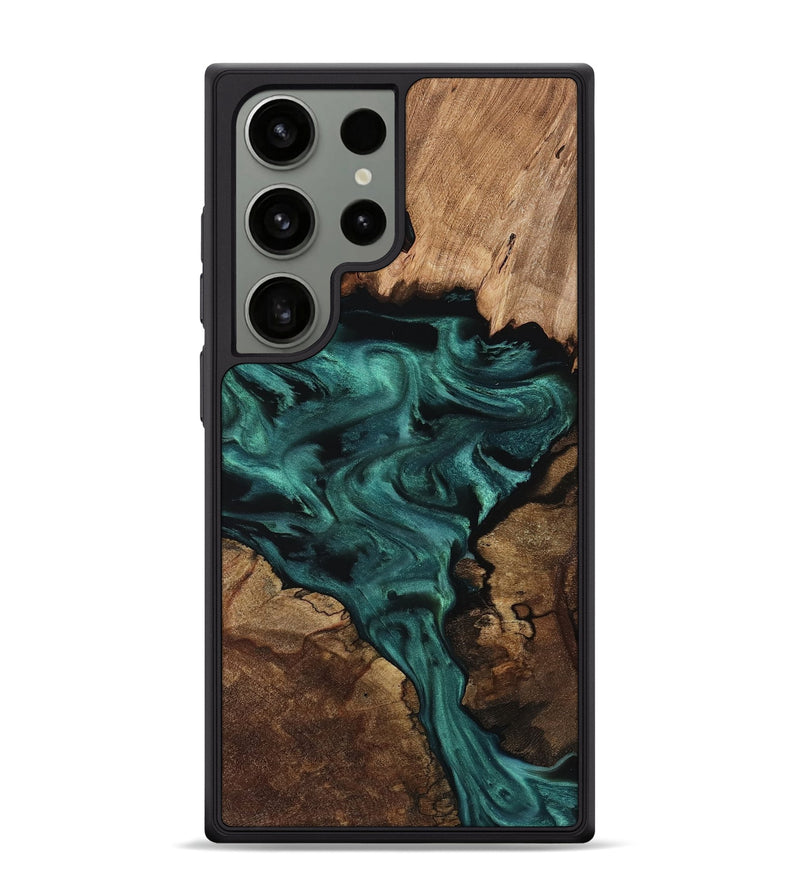 Galaxy S24 Ultra Wood Phone Case - Ima (Ancient Olive, 809158)