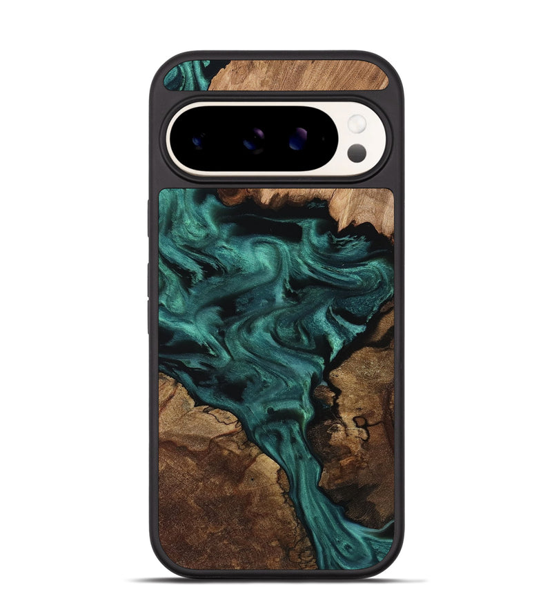 Pixel 9 Wood Phone Case - Ima (Ancient Olive, 809158)