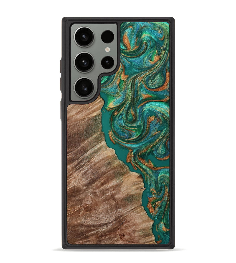 Galaxy S23 Ultra Wood Phone Case - Katie (Green, 809159)