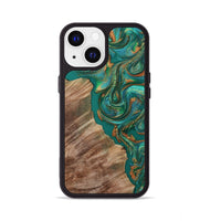 iPhone 13 Wood Phone Case - Katie (Green, 809159)