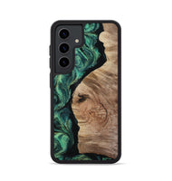 Galaxy S24 Wood Phone Case - Aracely (Green, 809161)