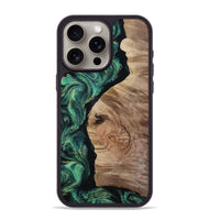 iPhone 15 Pro Max Wood Phone Case - Aracely (Green, 809161)