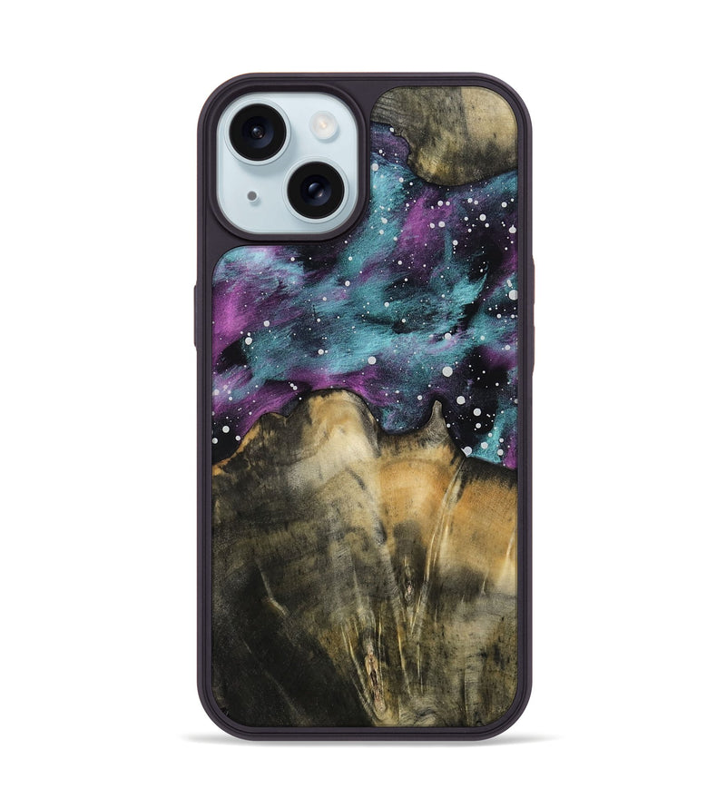 iPhone 15 Wood Phone Case - Thad (Cosmos, 809162)